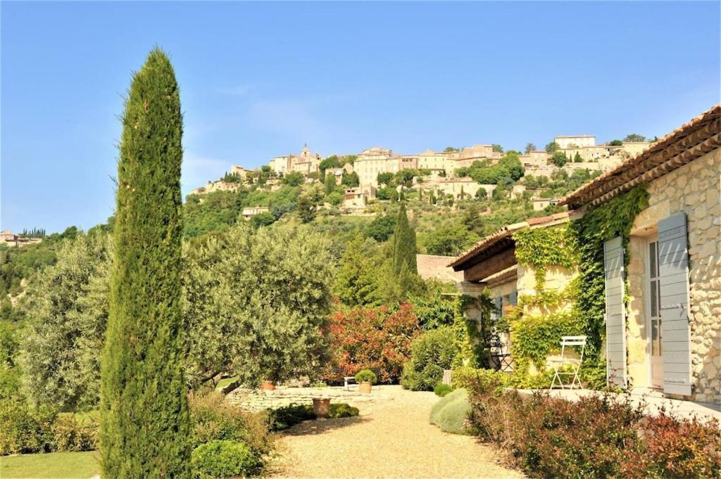 In Gordes, Facing The Entire Luberon Park A Beautiful 5 Bedrooms House Exterior foto