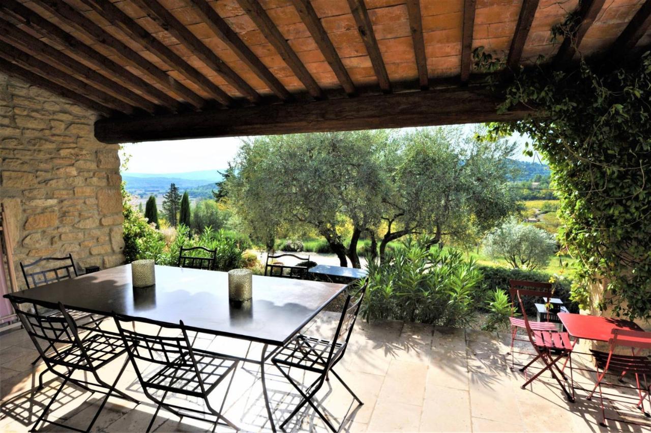 In Gordes, Facing The Entire Luberon Park A Beautiful 5 Bedrooms House Exterior foto