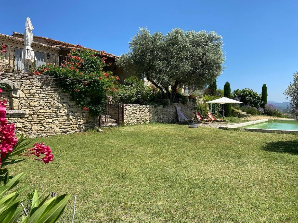 In Gordes, Facing The Entire Luberon Park A Beautiful 5 Bedrooms House Exterior foto