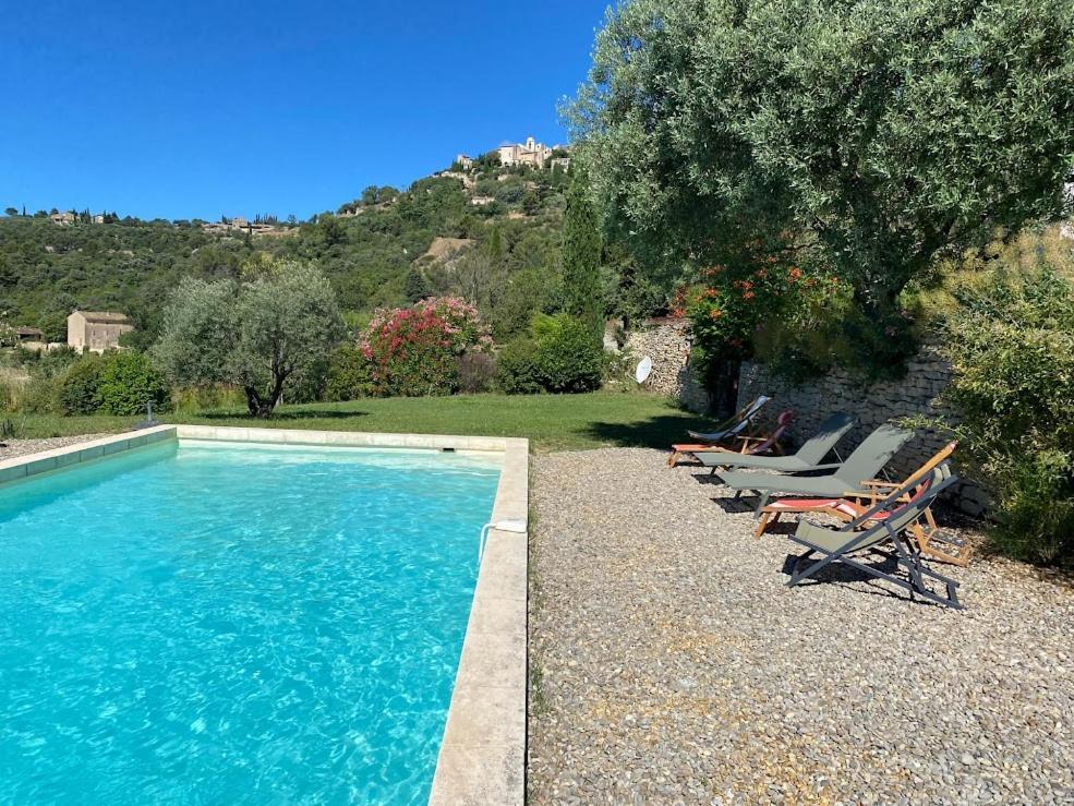 In Gordes, Facing The Entire Luberon Park A Beautiful 5 Bedrooms House Exterior foto